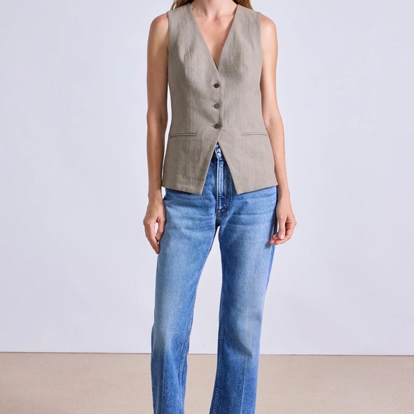 Apiece Apart Denim - Apiece Apart Helena vest